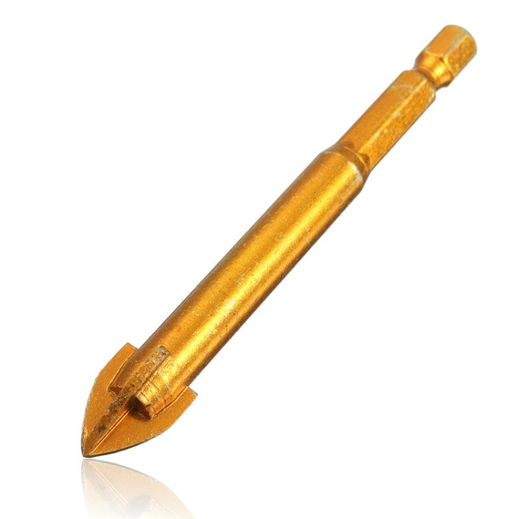 Apriscatole per fori in vetro ceramico con punta esagonale a croce in lega multiuso, 6MM, 8MM, 10MM, 12MM