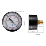 Mini manometro antiurto a doppia scala, Pressure Gauge