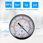 Mini manometro antiurto a doppia scala, Pressure Gauge