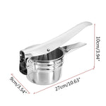 2 PCS Spremiagrumi manuale per frutta e verdura per patate Spremiagrumi in acciaio inossidabile, Manual Press Juicer