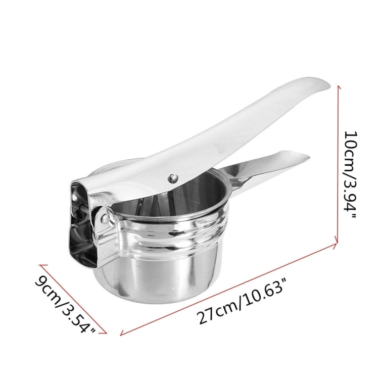 2 PCS Spremiagrumi manuale per frutta e verdura per patate Spremiagrumi in acciaio inossidabile, Manual Press Juicer