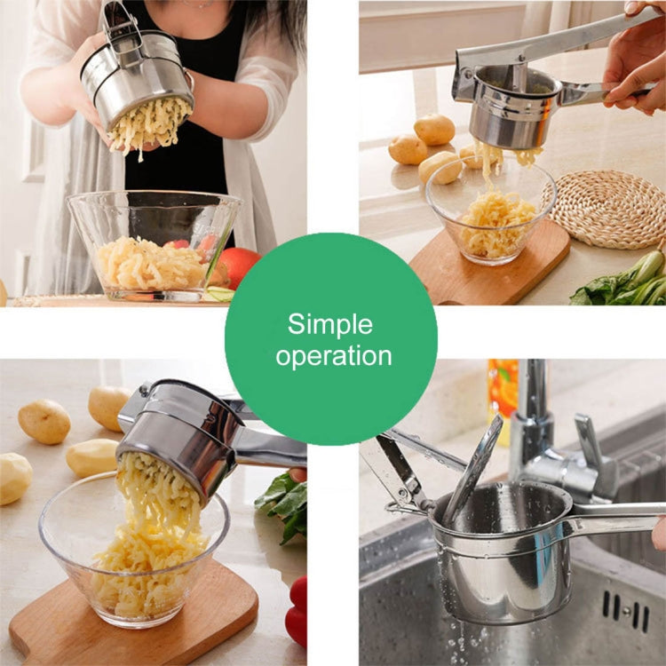 2 PCS Spremiagrumi manuale per frutta e verdura per patate Spremiagrumi in acciaio inossidabile, Manual Press Juicer