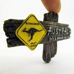 2 magneti per frigorifero a forma di canguro, decorazioni per la casa, souvenir turistici, Kangaroo