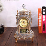Sveglia Orologio vintage Classico Royalty Salotto Mobile TV Scrivania Arredamento imperiale Orologio a pendolo seduto creativo