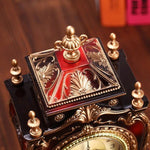 Sveglia Orologio vintage Classico Royalty Salotto Mobile TV Scrivania Arredamento imperiale Orologio a pendolo seduto creativo