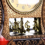 Sveglia Orologio vintage Classico Royalty Salotto Mobile TV Scrivania Arredamento imperiale Orologio a pendolo seduto creativo