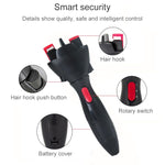 Bigodino elettrico per capelli con batteria e rotazione 360°