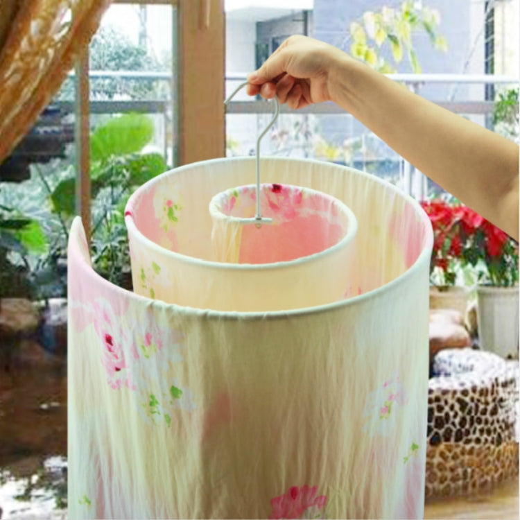 Stendibiancheria a spirale rotante multifunzionale da balcone rotondo, Spiral Drying Rack