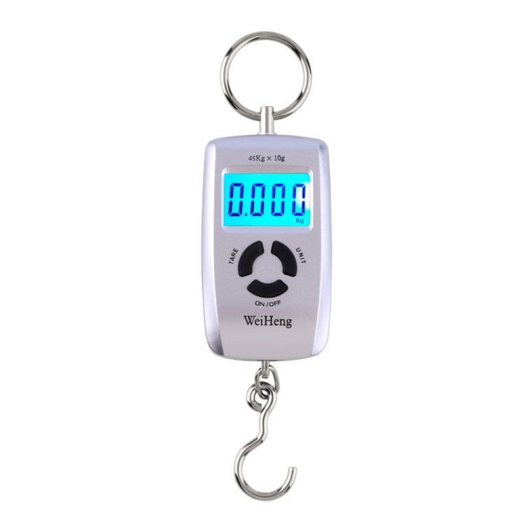 Bilancia portatile elettronica portatile con retroilluminazione digitale LCD ad alta precisione da 45 kg x 5 g, 45kg x 10g