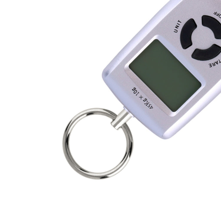 Bilancia portatile elettronica portatile con retroilluminazione digitale LCD ad alta precisione da 45 kg x 5 g, 45kg x 10g