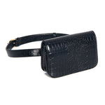 Marsupio da donna vintage in pelle di alligatore PU Marsupio da viaggio Portafogli, Fanny Bags