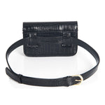 Marsupio da donna vintage in pelle di alligatore PU Marsupio da viaggio Portafogli, Fanny Bags