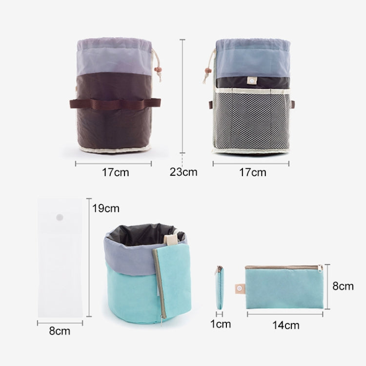 Borsa per cosmetici di grande capacità Borsa per il lavaggio di abiti da viaggio Borsa per il lavaggio del cilindro impermeabile per esterni