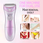 Depilatore elettrico HS Body lavabile con 3 coltelli
