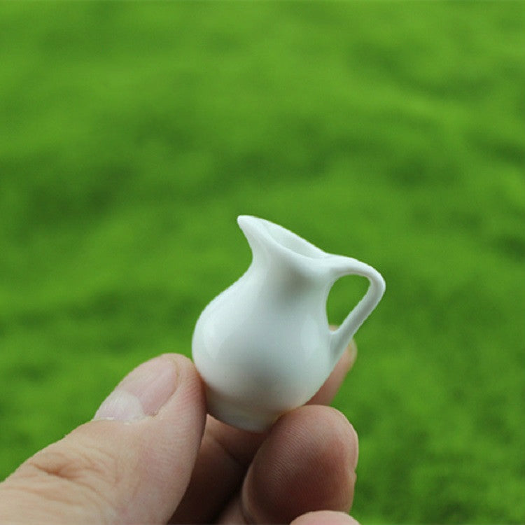 Vaso in ceramica per mini accessori per casa delle bambole da 3 pezzi, Ceramic Vase