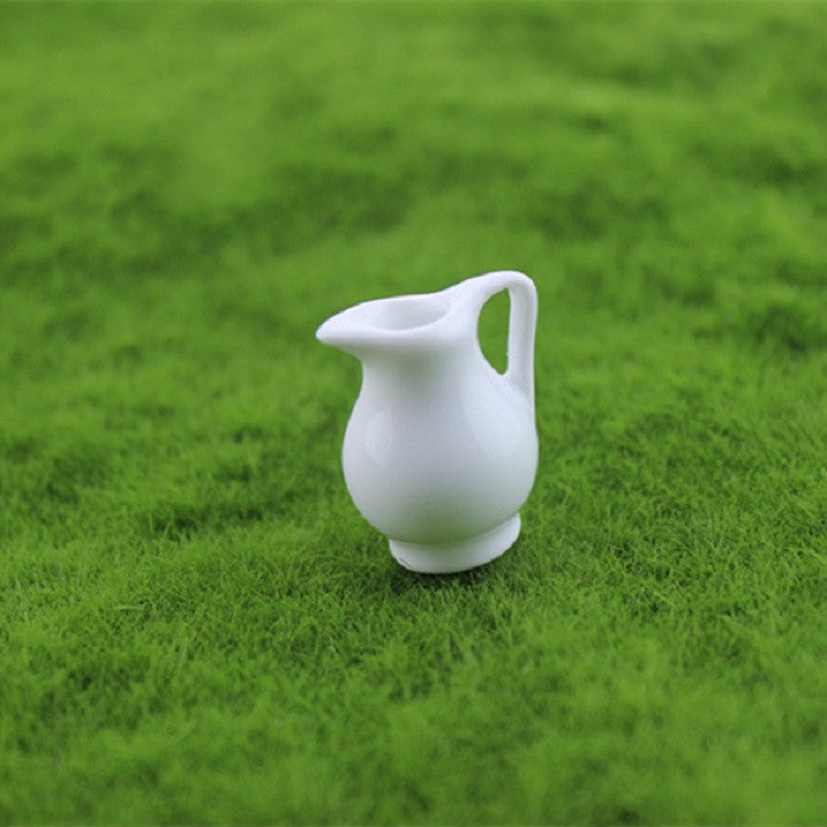 Vaso in ceramica per mini accessori per casa delle bambole da 3 pezzi, Ceramic Vase