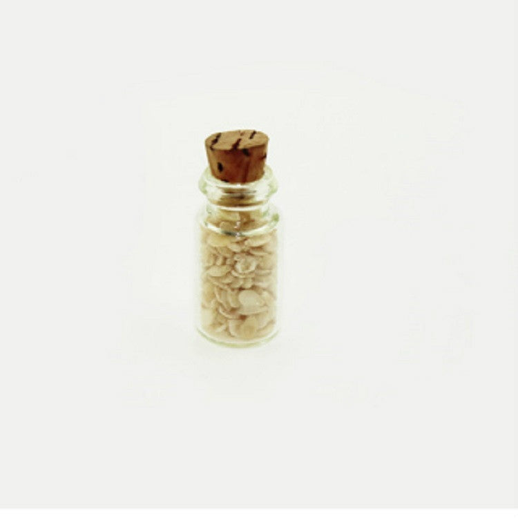 4 pezzi / set Accessori per la cucina della casa delle bambole Bottiglia per alimenti in vetro in miniatura, Glass Food Bottle