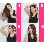 10 pz/set ferri arricciacapelli rotolo elettrico tubo per capelli rullo riscaldato bastone per capelli ricci