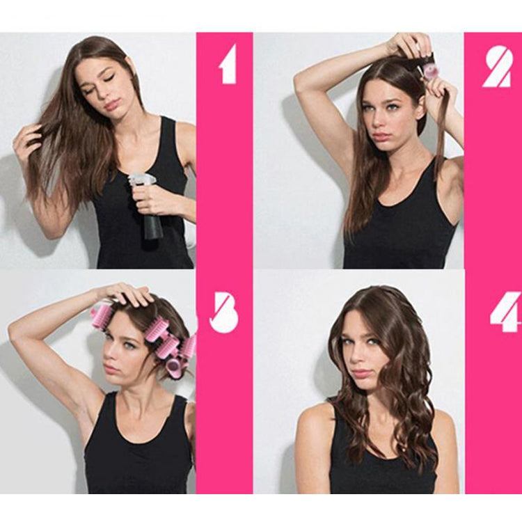 10 pz/set ferri arricciacapelli rotolo elettrico tubo per capelli rullo riscaldato bastone per capelli ricci