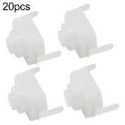 20 interruttori a pulsante per torcia a LED YT-1208-YD, Bent Feet, Straight Feet