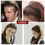 Accessori per capelli con fascia sportiva per capelli ondulati semplici unisex da 2 pezzi