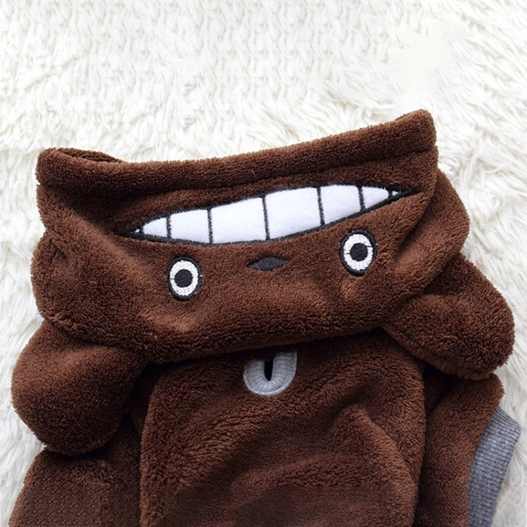 Costume in pile di corallo per animali domestici Cappotto caldo per cani cincillà carino, XS, S, M, L, XL, 2XL