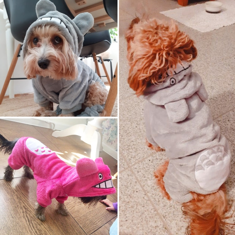 Costume in pile di corallo per animali domestici Cappotto caldo per cani cincillà carino, XS, S, M, L, XL, 2XL