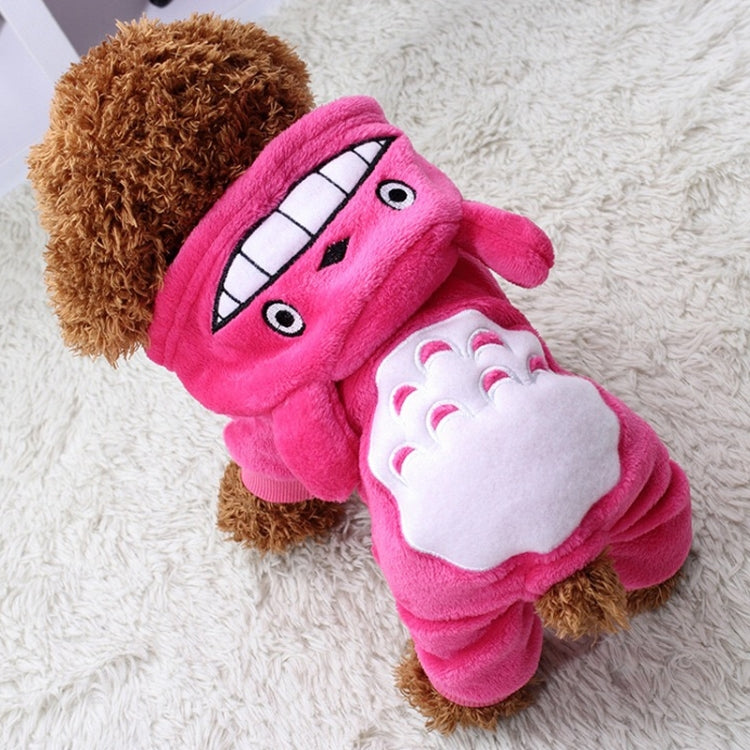 Costume in pile di corallo per animali domestici Cappotto caldo per cani cincillà carino, XS, S, M, L, XL, 2XL