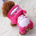 Costume in pile di corallo per animali domestici Cappotto caldo per cani cincillà carino, XS, S, M, L, XL, 2XL