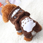 Costume in pile di corallo per animali domestici Cappotto caldo per cani cincillà carino, XS, S, M, L, XL, 2XL