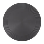 Piastra termoconduttiva fornello a gas Cucina Piastra scongelamento rapido Pentola Piastra termoconduttiva nera anti-combustione, 24cm, 28cm