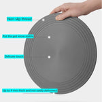 Piastra termoconduttiva fornello a gas Cucina Piastra scongelamento rapido Pentola Piastra termoconduttiva nera anti-combustione, 24cm, 28cm