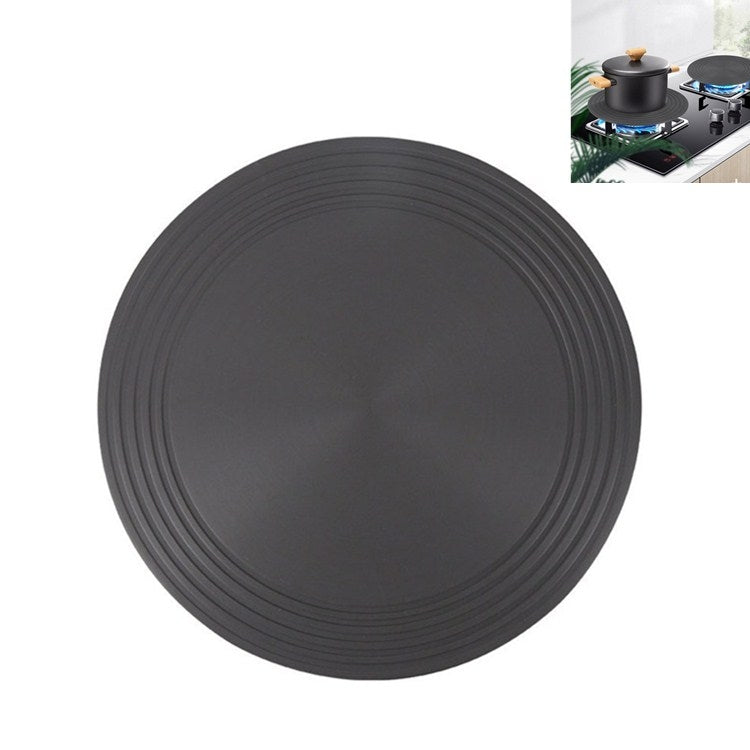 Piastra termoconduttiva fornello a gas Cucina Piastra scongelamento rapido Pentola Piastra termoconduttiva nera anti-combustione, 24cm, 28cm