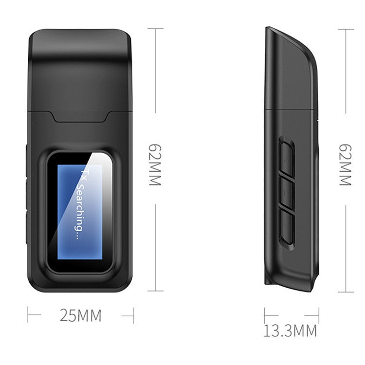 Adattatore Bluetooth 5.0 2 in 1 ricevitore e trasmettitore audio