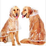 Abbigliamento impermeabile trasparente impermeabile per cani da compagnia, XS, S, M, L, XL