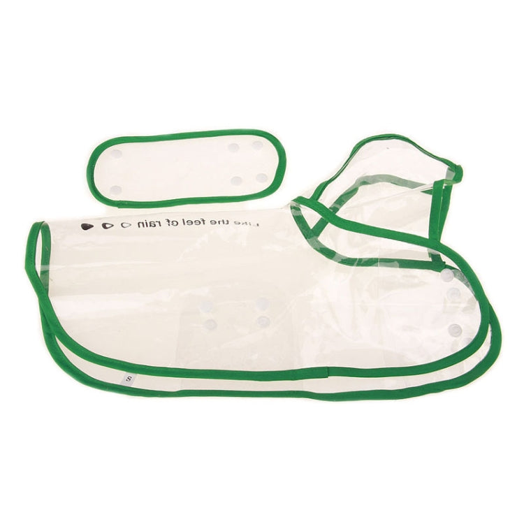 Abbigliamento impermeabile trasparente impermeabile per cani da compagnia, XS, S, M, L, XL