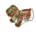 Abbigliamento impermeabile trasparente impermeabile per cani da compagnia, XS, S, M, L, XL