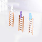 10 PCS Simulazione Scaletta Decorazione Scala in legno Corridoio Micro Paesaggio Succulente Decorazioni fai da te in vaso, Simulation Ladder Decorations