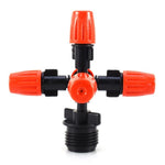 2 ugelli a spruzzo Cross Five Outlet Spray per irrigazione per serre da giardinaggio, Cross Five Outlet Spray Nozzle