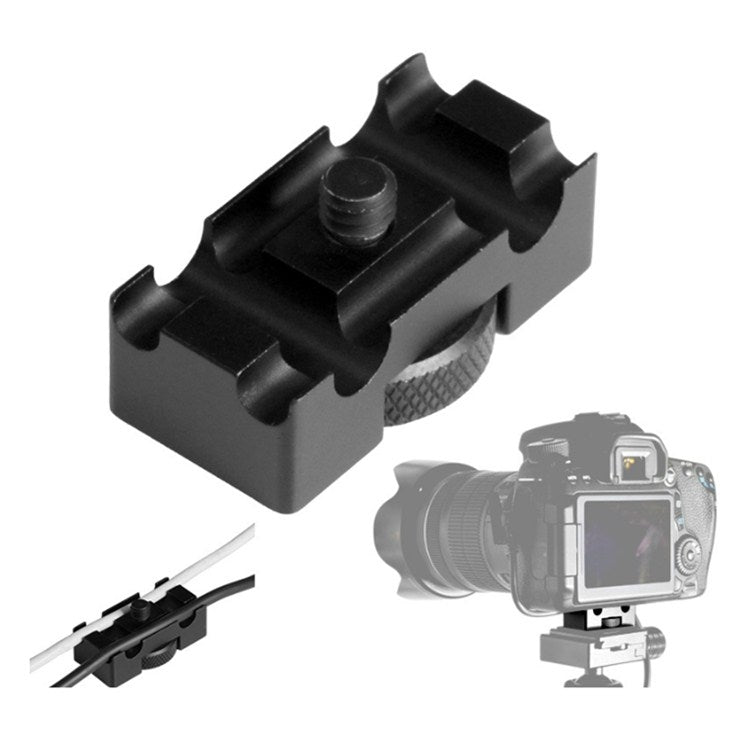 BEXIN Supporto per fissaggio cavo dati piastra a sgancio rapido fotocamera per Canon EOS 5D Mark IV