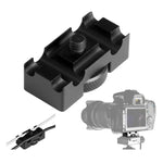 BEXIN Supporto per fissaggio cavo dati piastra a sgancio rapido fotocamera per Canon EOS 5D Mark IV