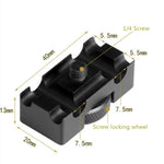 BEXIN Supporto per fissaggio cavo dati piastra a sgancio rapido fotocamera per Canon EOS 5D Mark IV