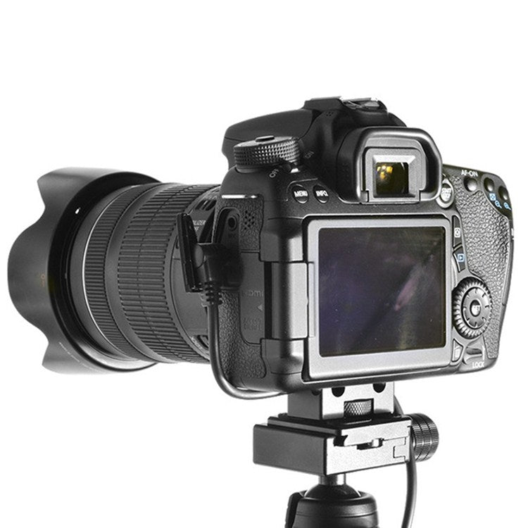 BEXIN Supporto per fissaggio cavo dati piastra a sgancio rapido fotocamera per Canon EOS 5D Mark IV