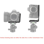BEXIN per Nikon Z7 / Z6 tipo push-pull in lega di alluminio tiro verticale supporto base staffa piastra L a sgancio rapido, BEXIN for Nikon Z7