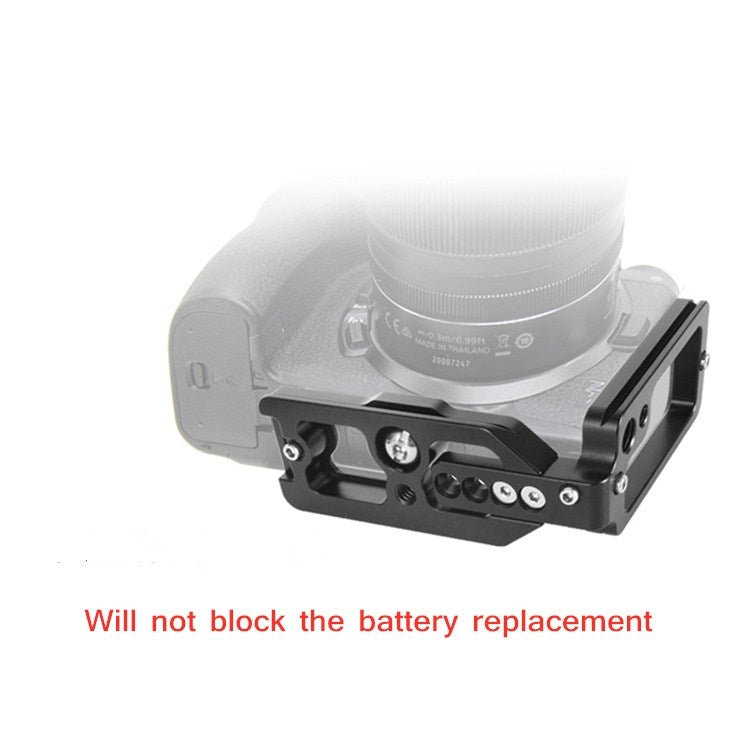 BEXIN per Nikon Z7 / Z6 tipo push-pull in lega di alluminio tiro verticale supporto base staffa piastra L a sgancio rapido, BEXIN for Nikon Z7