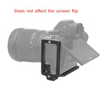 BEXIN per Nikon Z7 / Z6 tipo push-pull in lega di alluminio tiro verticale supporto base staffa piastra L a sgancio rapido, BEXIN for Nikon Z7