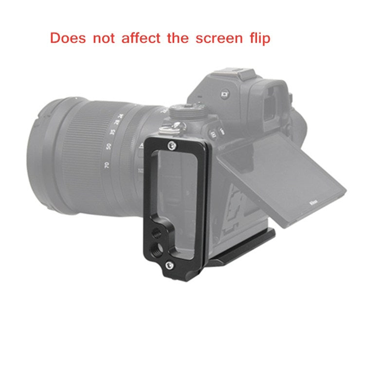 BEXIN per Nikon Z7 / Z6 tipo push-pull in lega di alluminio tiro verticale supporto base staffa piastra L a sgancio rapido, BEXIN for Nikon Z7