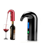 Decanter per vino intelligente ricaricabile tramite USB per vino rosso, White, Black, Red