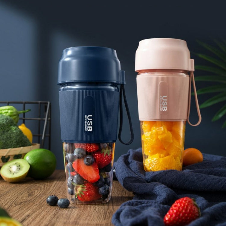 Spremiagrumi portatile Mini frullatore elettrico Spremiagrumi portatile, Style 2 (Pink), Style 2 (Navy Blue)