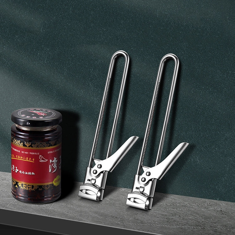 Set 2 apribottiglie in acciaio inox regolabile